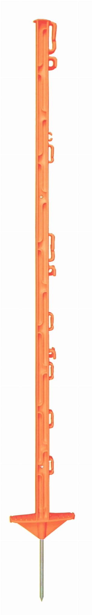 Palik słupek 105 cm gruby Pomelac L-900 pomarańczowy podwójna stopka - Cavalo